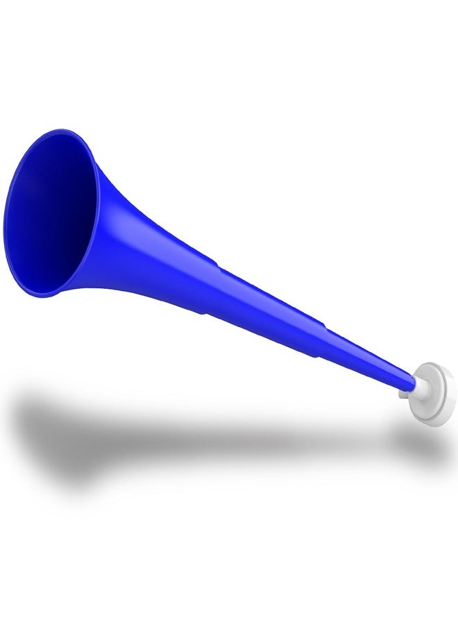 Hongdouo Collapsible Stadium Horn 24 Inch Vuvuzela Plastic Cheering Trumpets Blow Horn Loud Sound Soccer Noisemakers for Sporting Events Graduation Games School Party Supplies (Blue) - Image 1